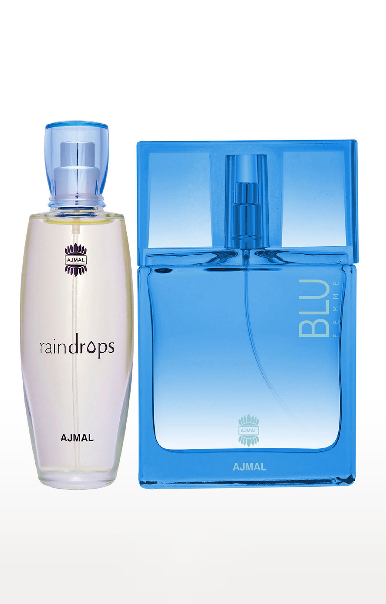 Ajmal Raindrops EDP Perfume 50ml for Women and Blu Femme EDP Perfume 50ml for Women