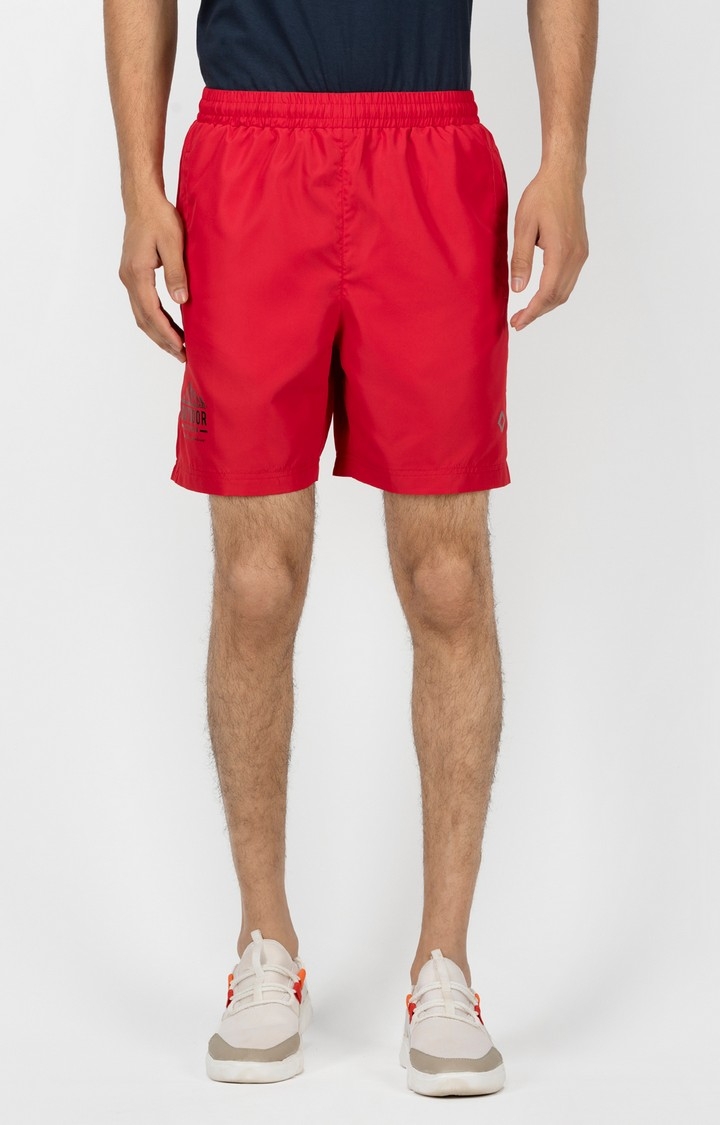 Red Activewear Shorts