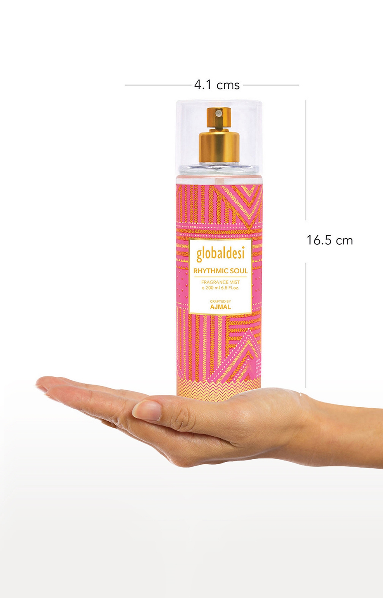 Global Desi Rhythmic Soul Body Mist Perfume 200ML Long Lasting Scent Spray Gift For Women Crafted by Ajmal 