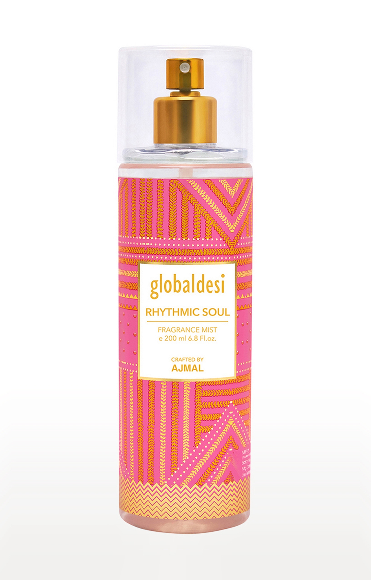 Global Desi Crafted By Ajmal | Global Desi Rhythmic Soul Body Mist Perfume 200ML Long Lasting Scent Spray Gift For Women Crafted by Ajmal 