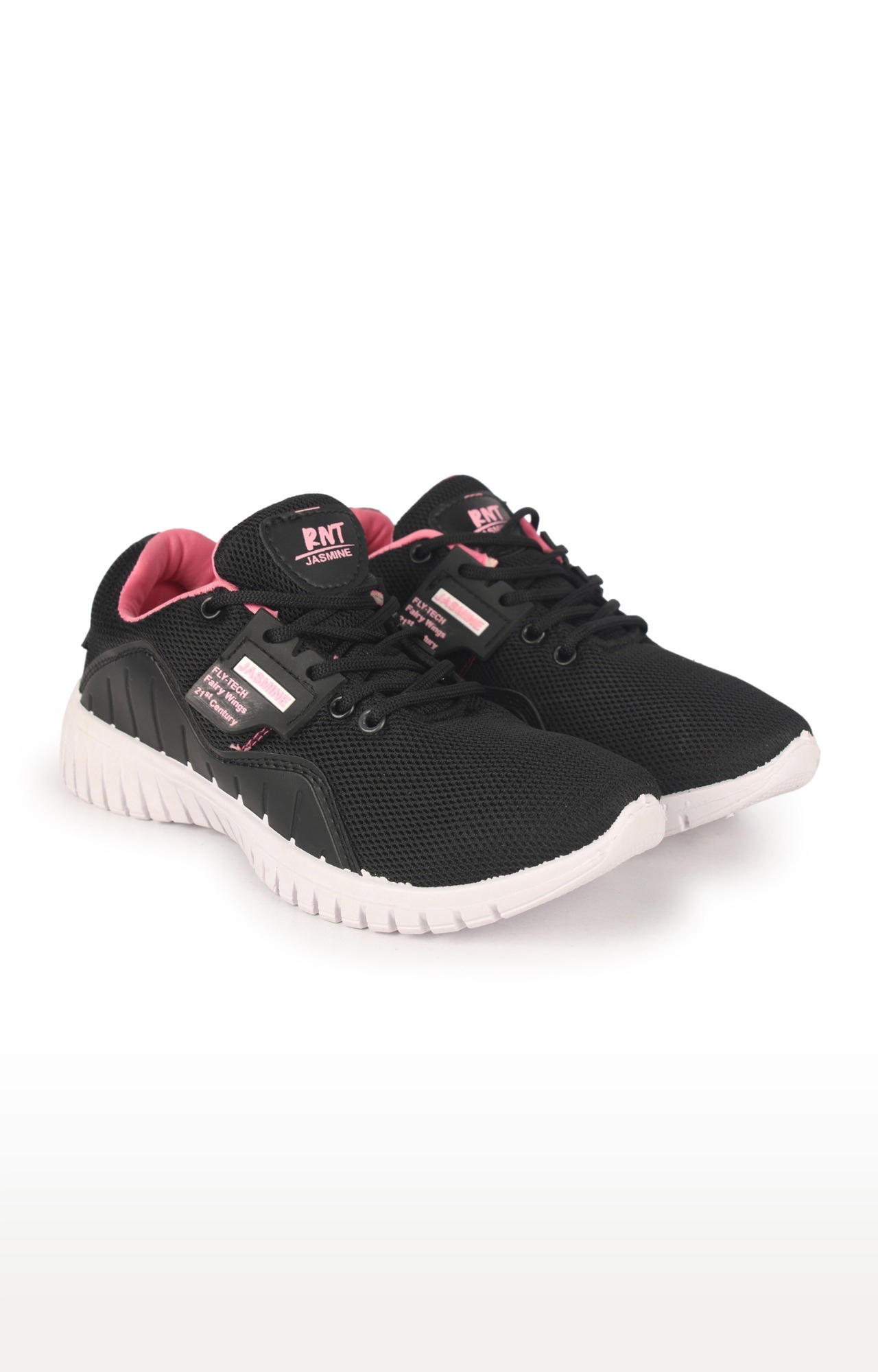 RNT Jasmine Black and Pink Shoes for Women