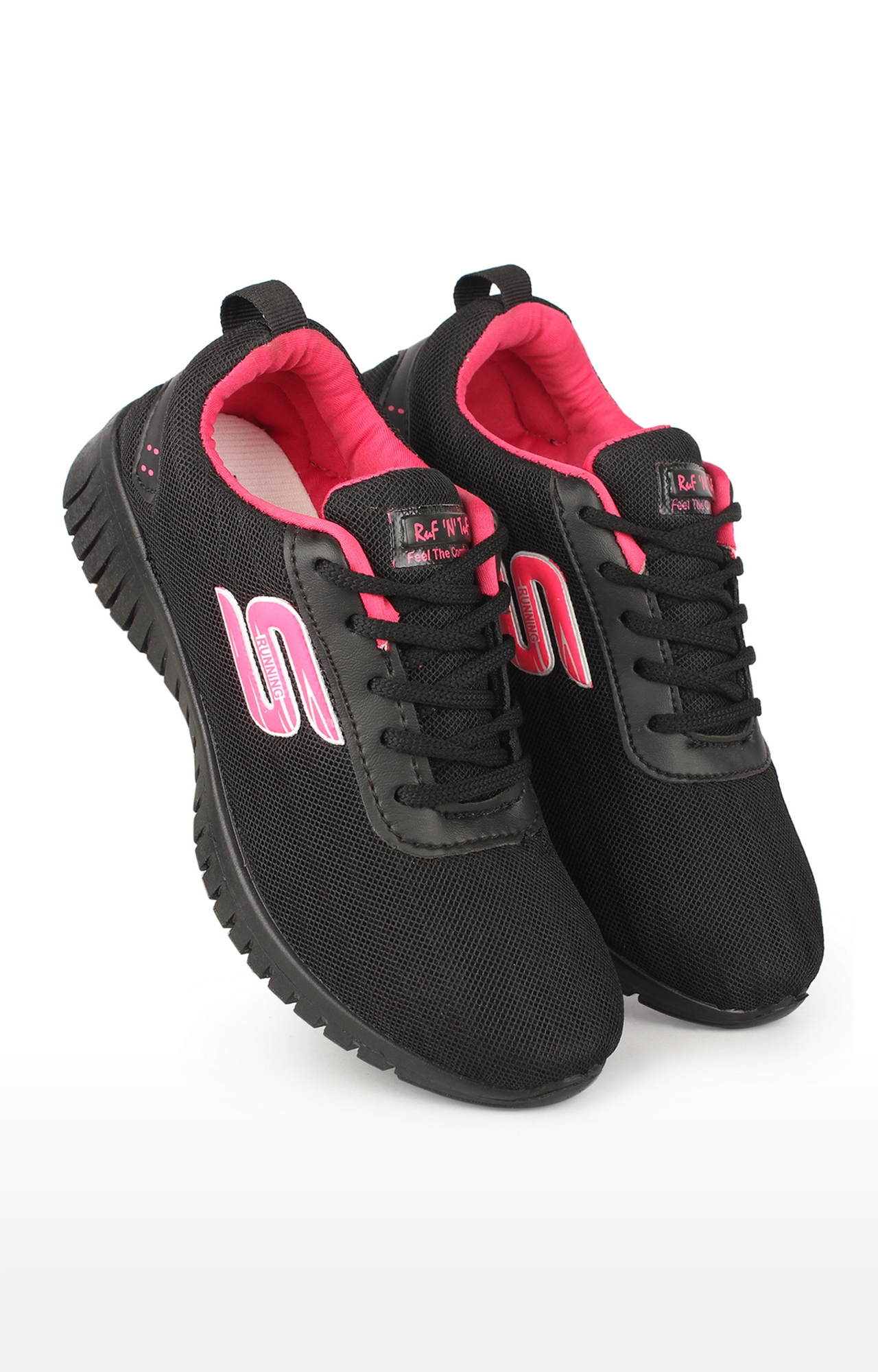 RNT Sketch 01 Black and Pink Shoes for Women