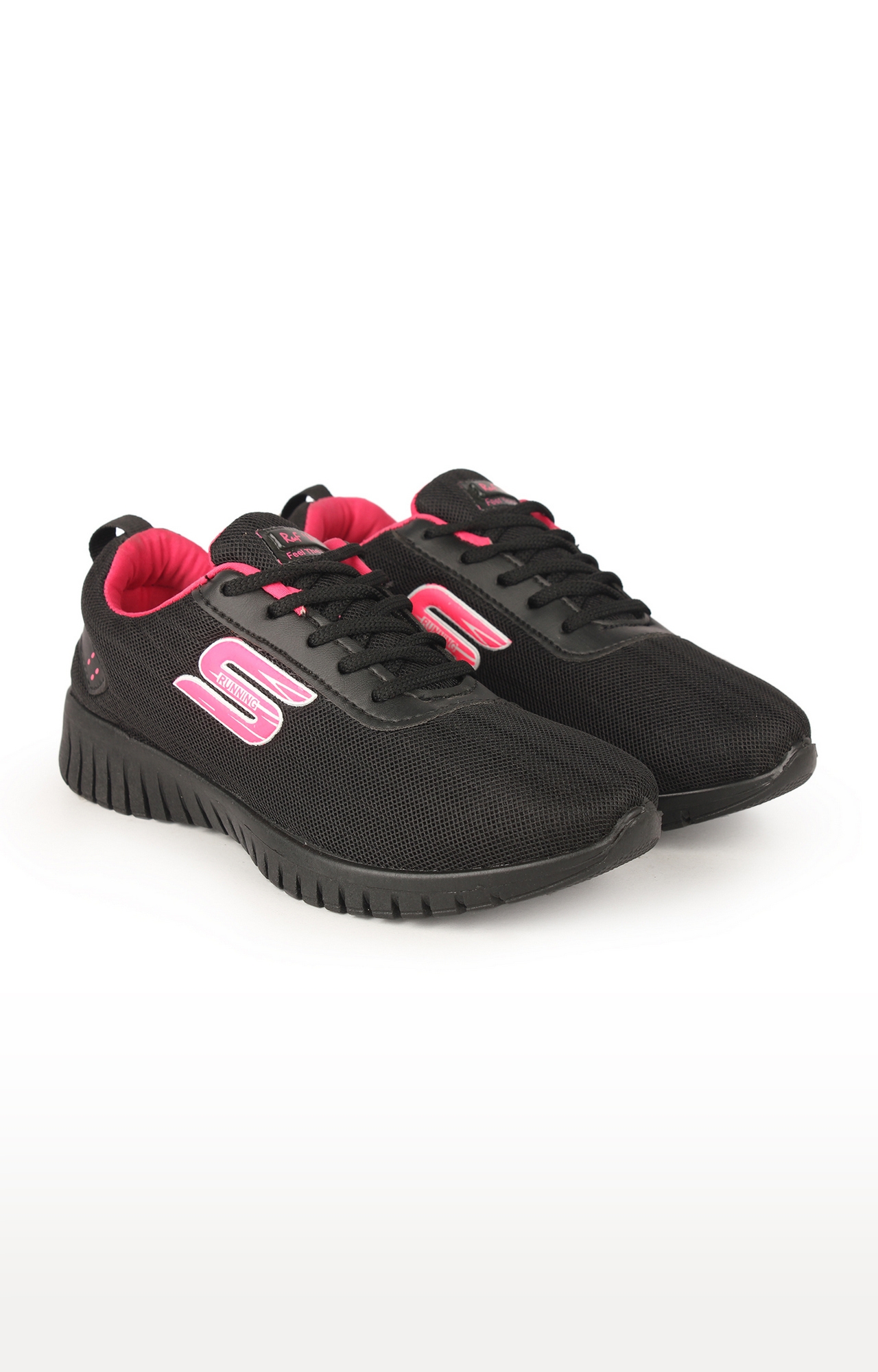 RNT Sketch 01 Black and Pink Shoes for Women