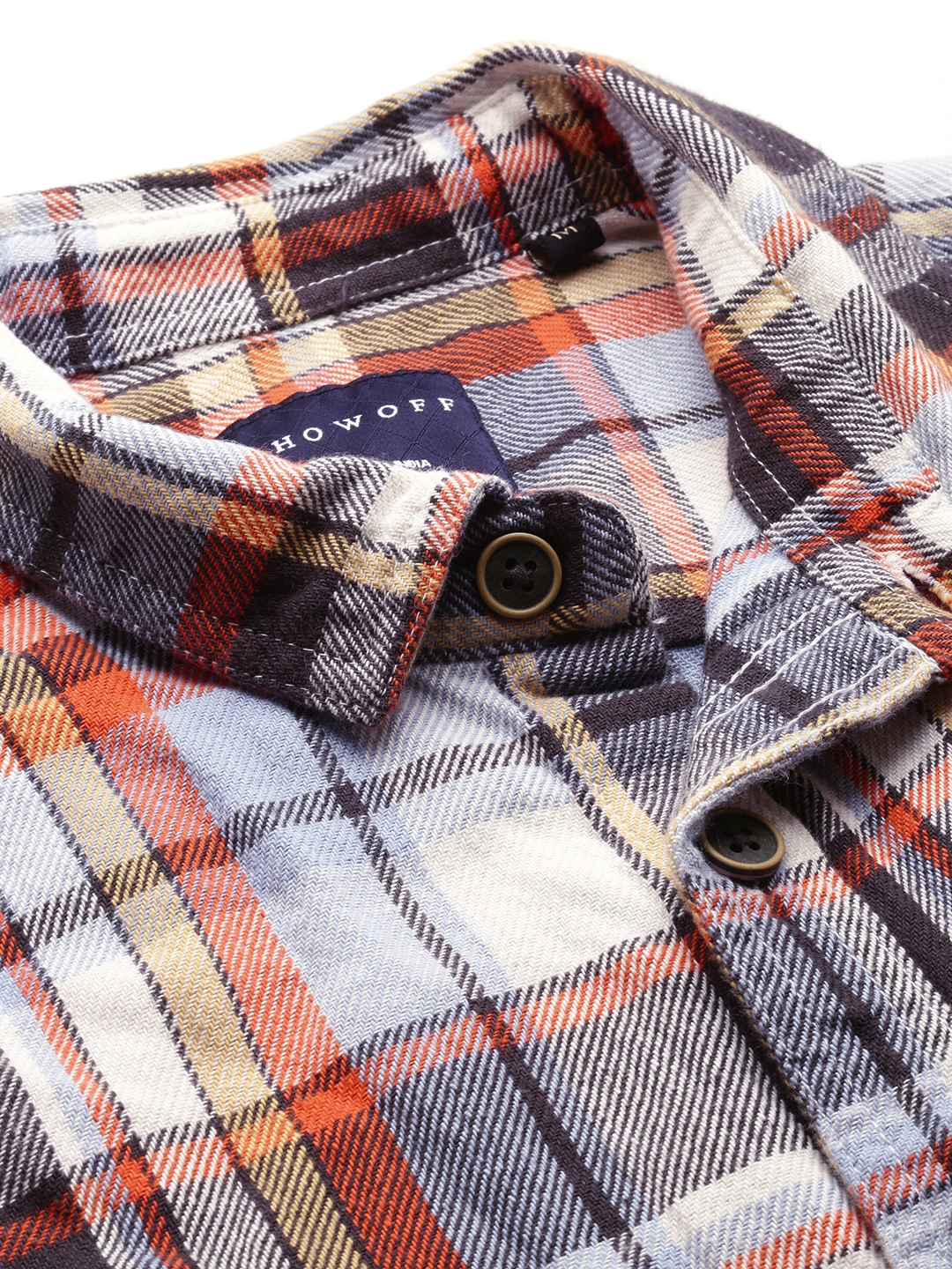 Men's Multi Wool Checked Casual Shirts