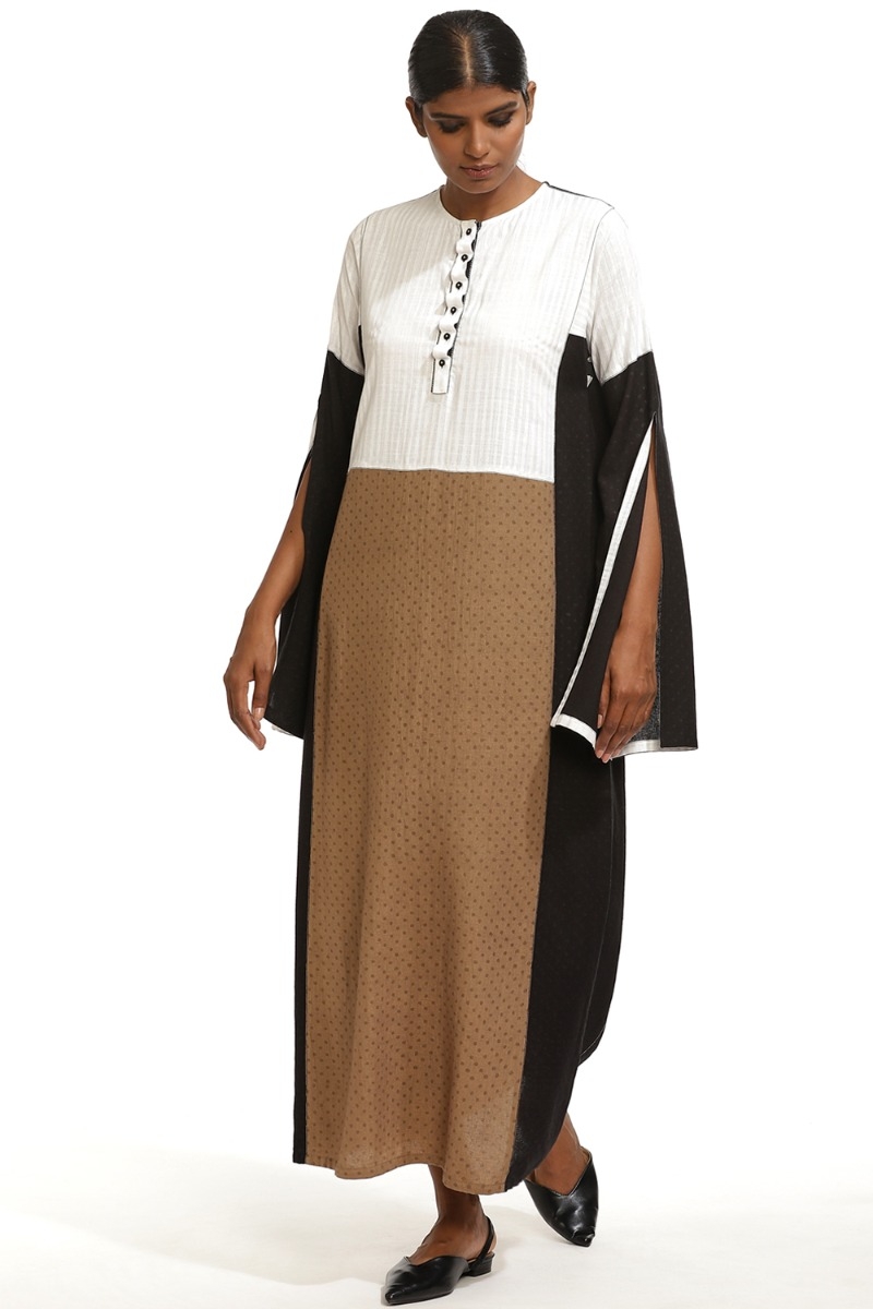 ABRAHAM AND THAKORE | Long Tunic Patchwork