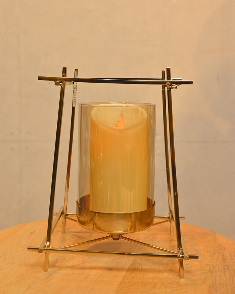 Order Happiness | Order Happiness Beautiful Gold Candle Holder With Stand