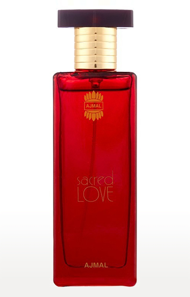 Ajmal Sacred Love EDP Musky Perfume 50ml for Women and Aura Concentrated Perfume Oil Fruity Alcohol-free Attar 10ml for Unisex