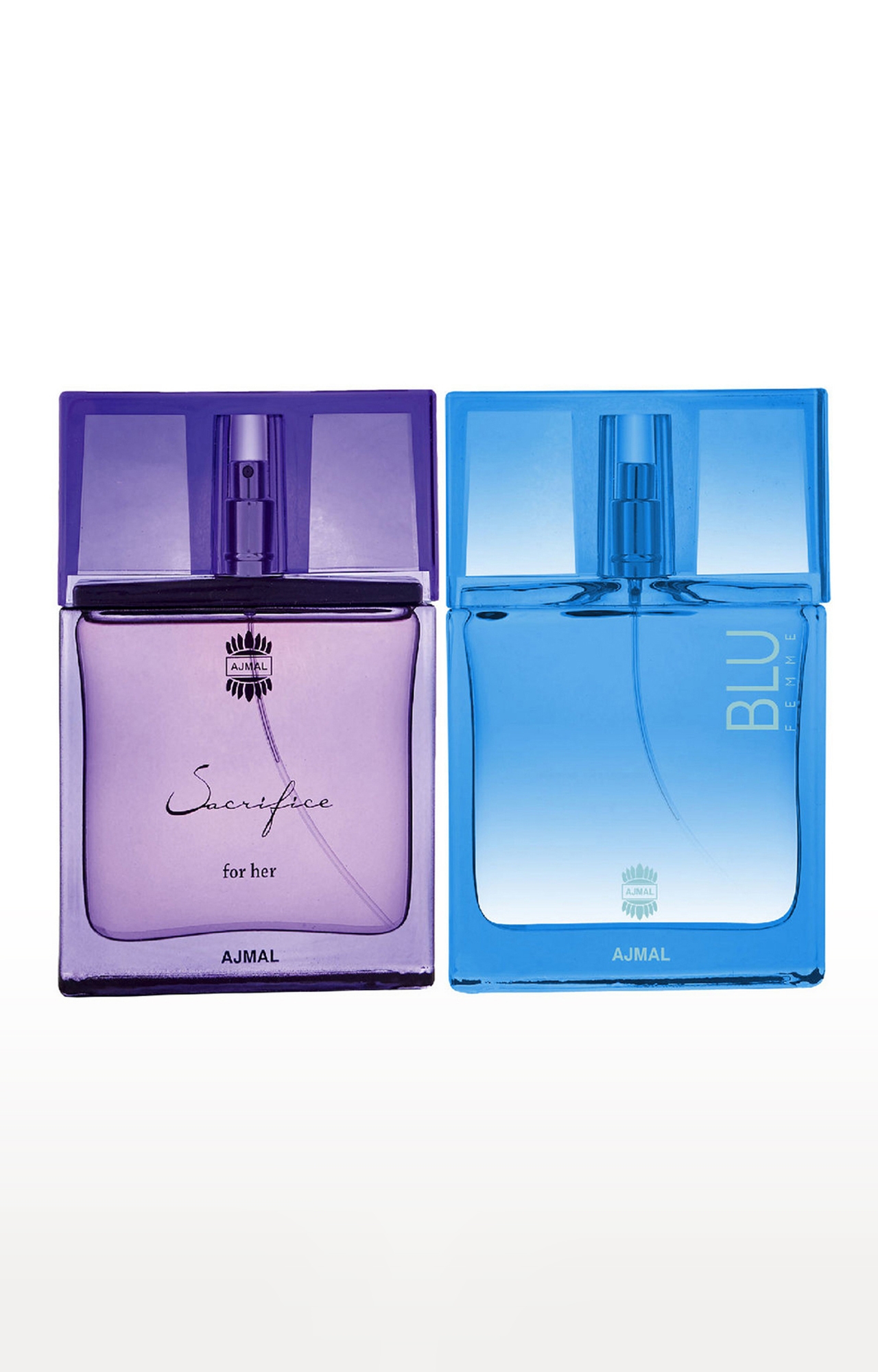 Ajmal Sacrifice for HER EDP Musky Perfume 50ml for Women and Blu Femme EDP Perfume 50ml for Women