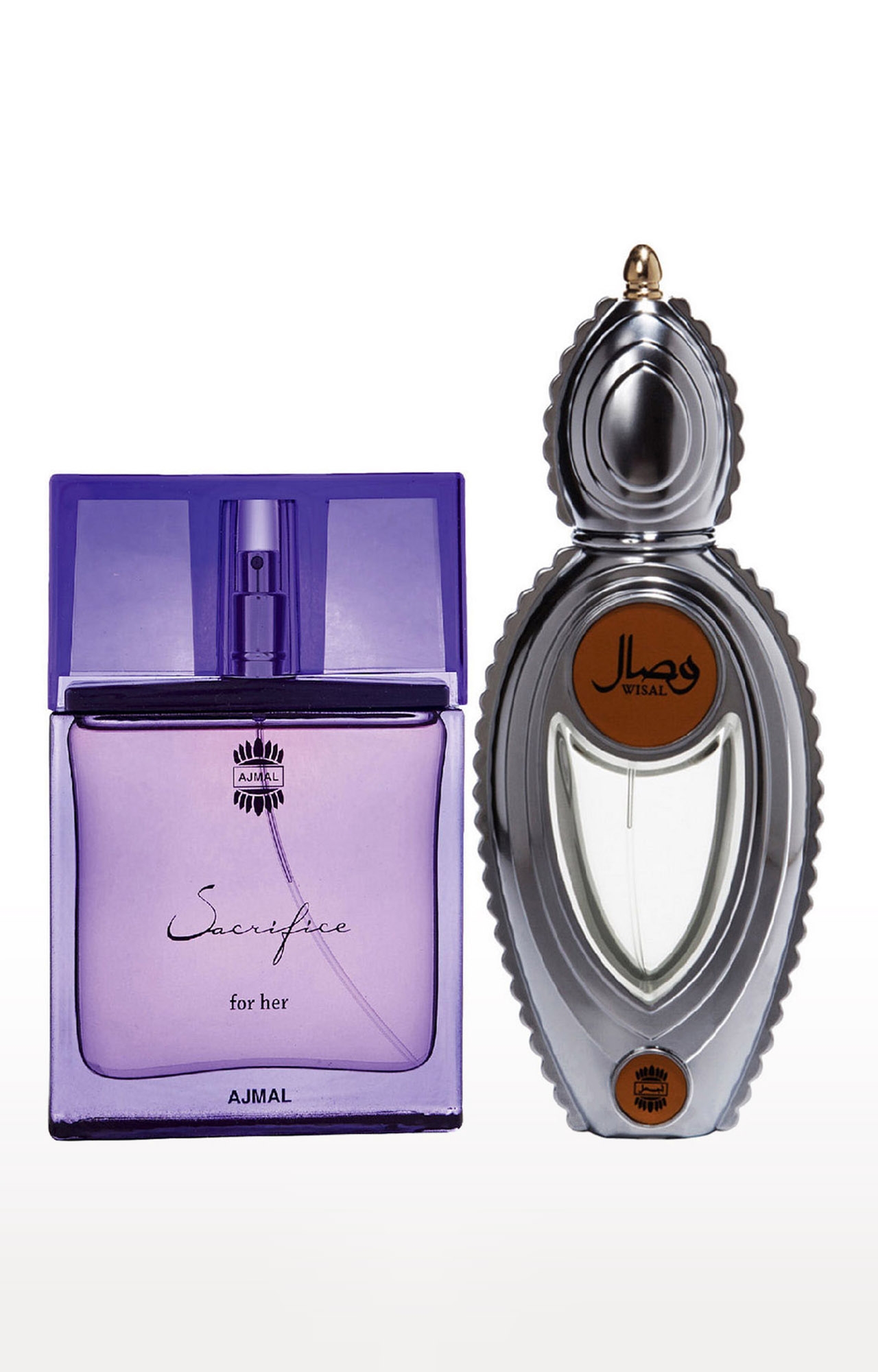 Ajmal Sacrifice for HER EDP Musky Perfume 50ml for Women and Wisal EDP Musky Perfume 50ml for Women