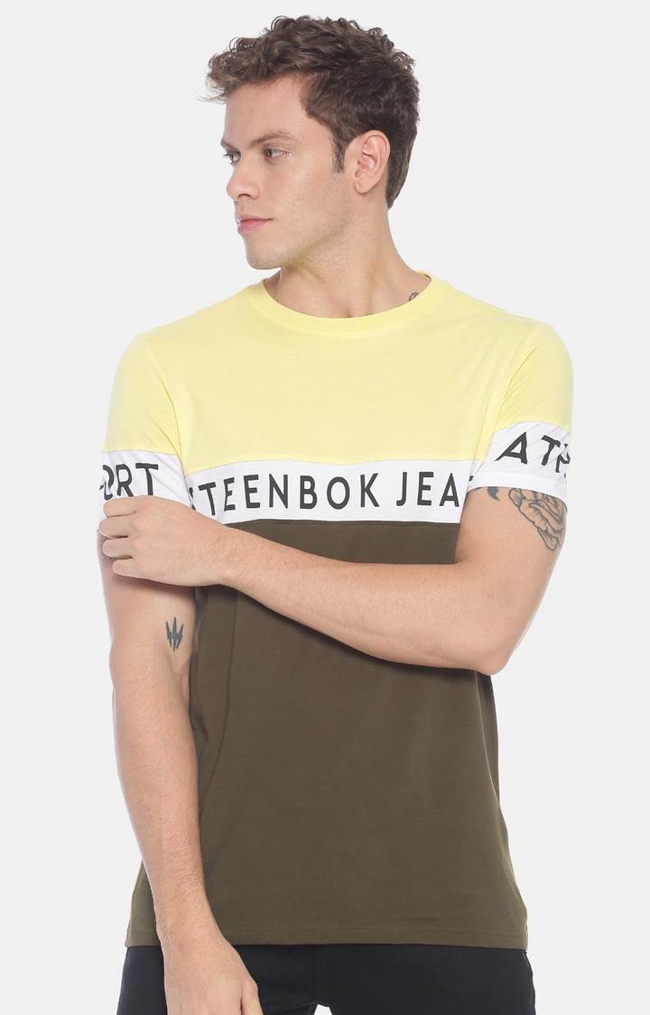 Steenbok | Yellow Colourblock T-Shirts