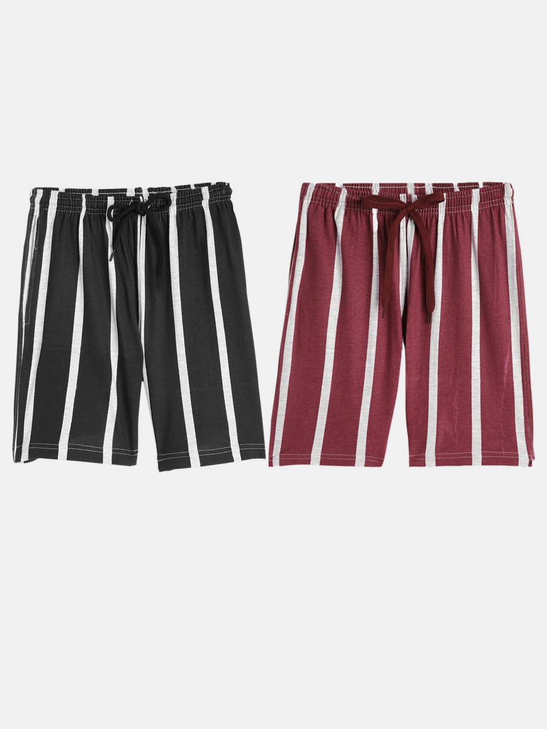 SEYBIL | Seybil teen girls cotton rich printed lounge shorts Pack Of 2
