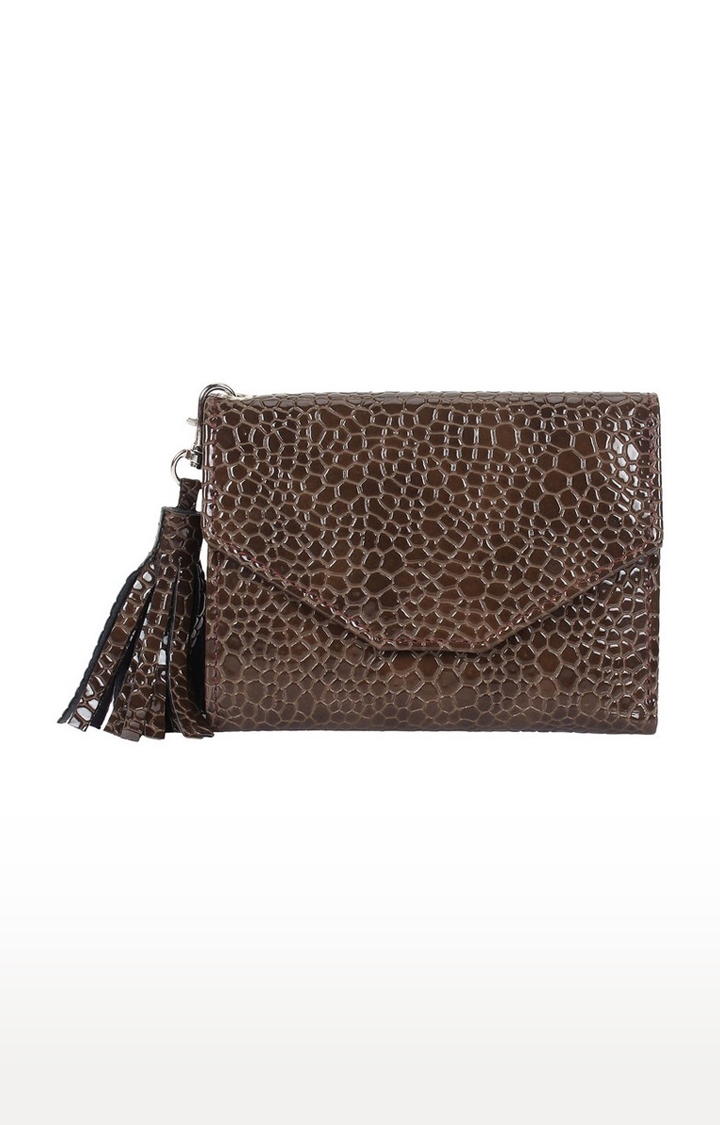 CREATURE | Creature Brown PU Leather Wallet for Women