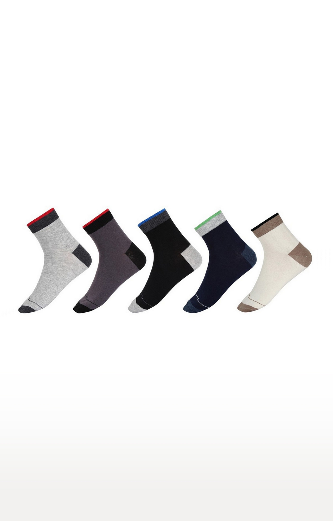 SIDEWOK | Multicolour Socks - Pack of 5
