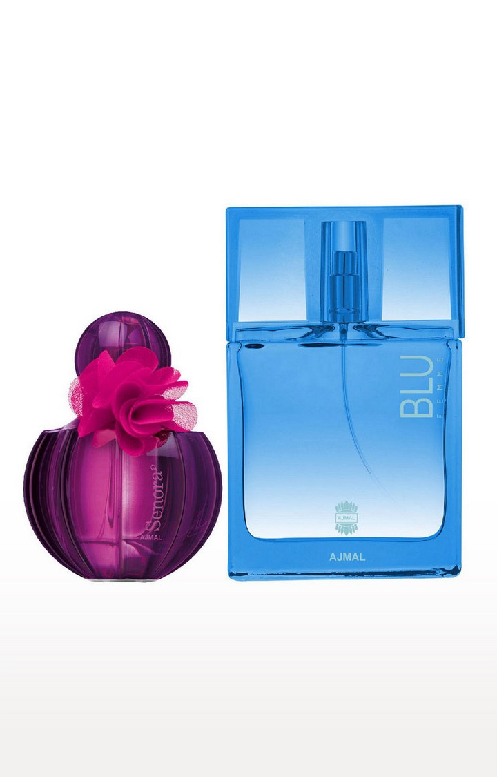 Ajmal | Ajmal Senora EDP Perfume 75ml for Women and Blu Femme EDP Perfume 50ml for Women