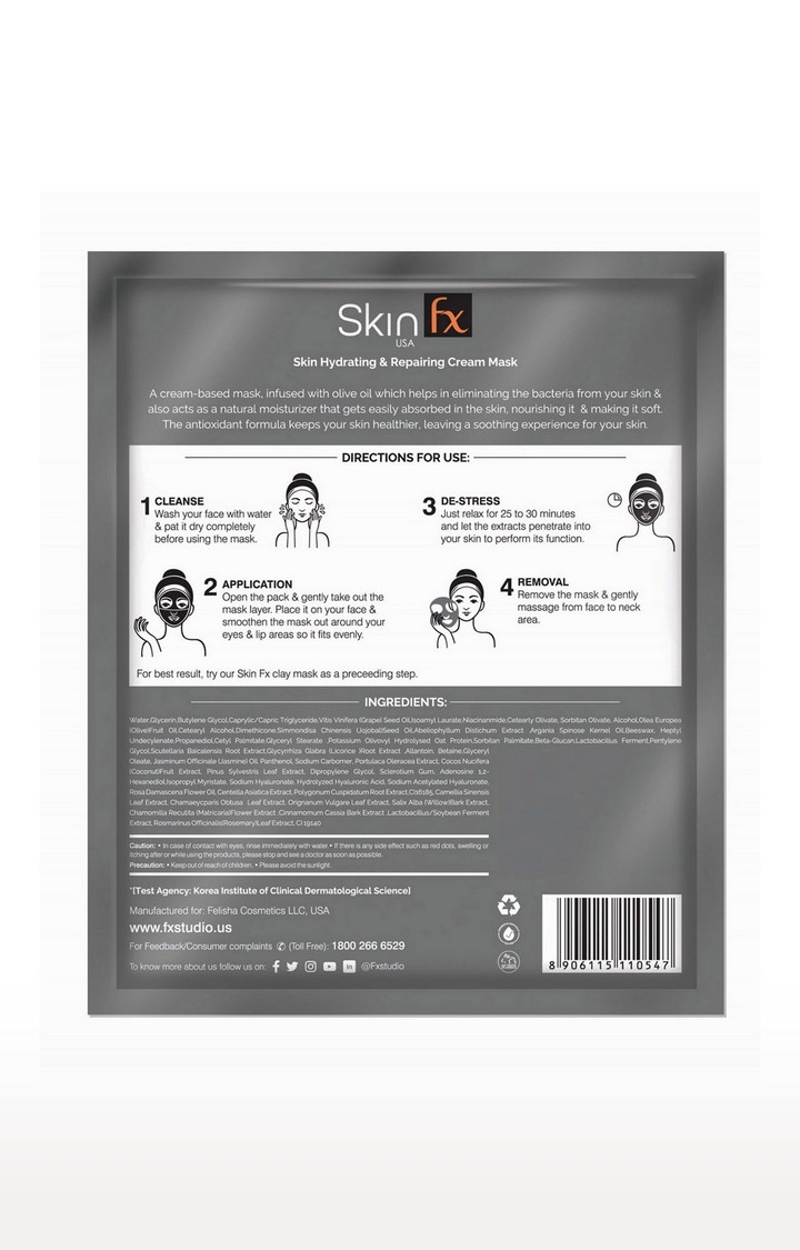 Skin Fx Cream Mask Pack For Hydration And Total Repair Pack of 1