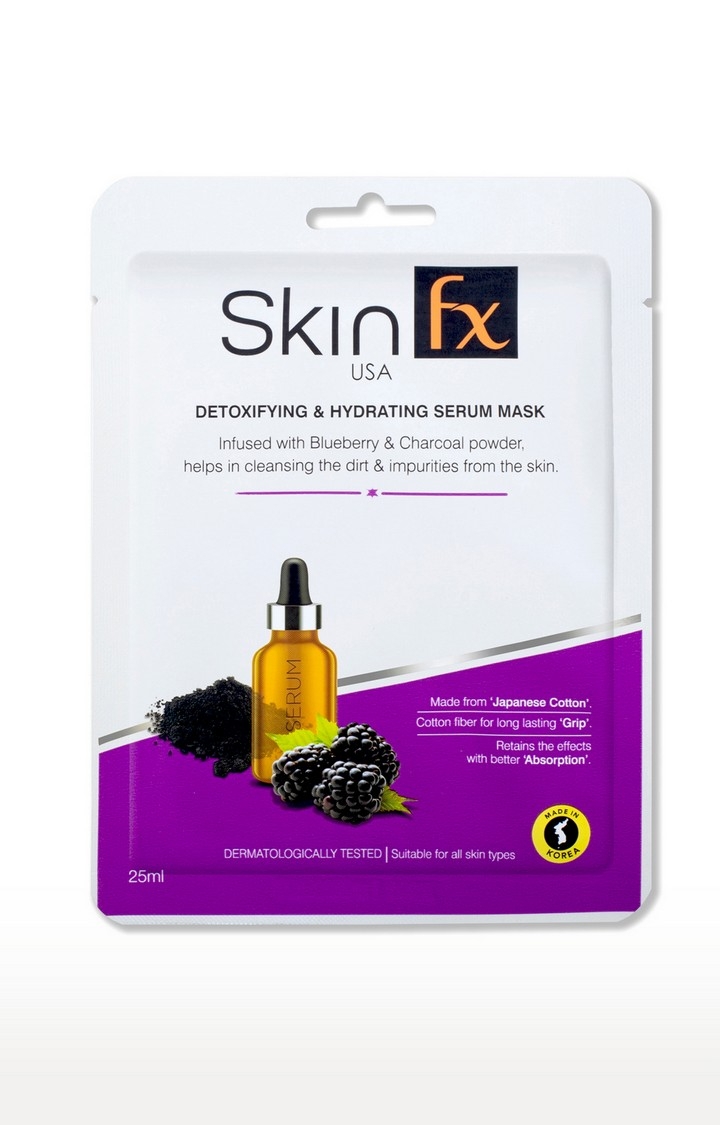 Skin Fx Detoxifying & Hydrating Serum Mask Pack of 1