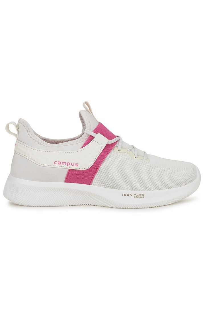 Campus Shoes | White Sherry Running Shoes