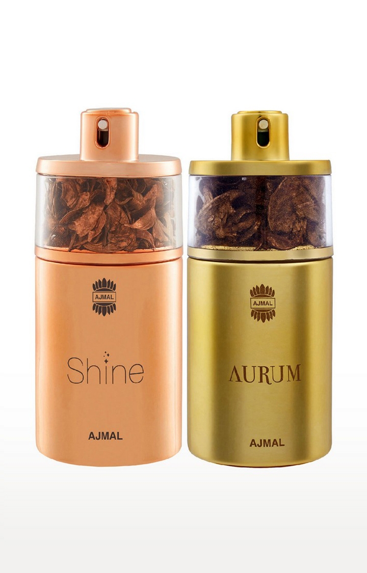 Ajmal | Ajmal Shine EDP Perfume 75ml for Women and Aurum EDP Fruity Perfume 75ml for Women
