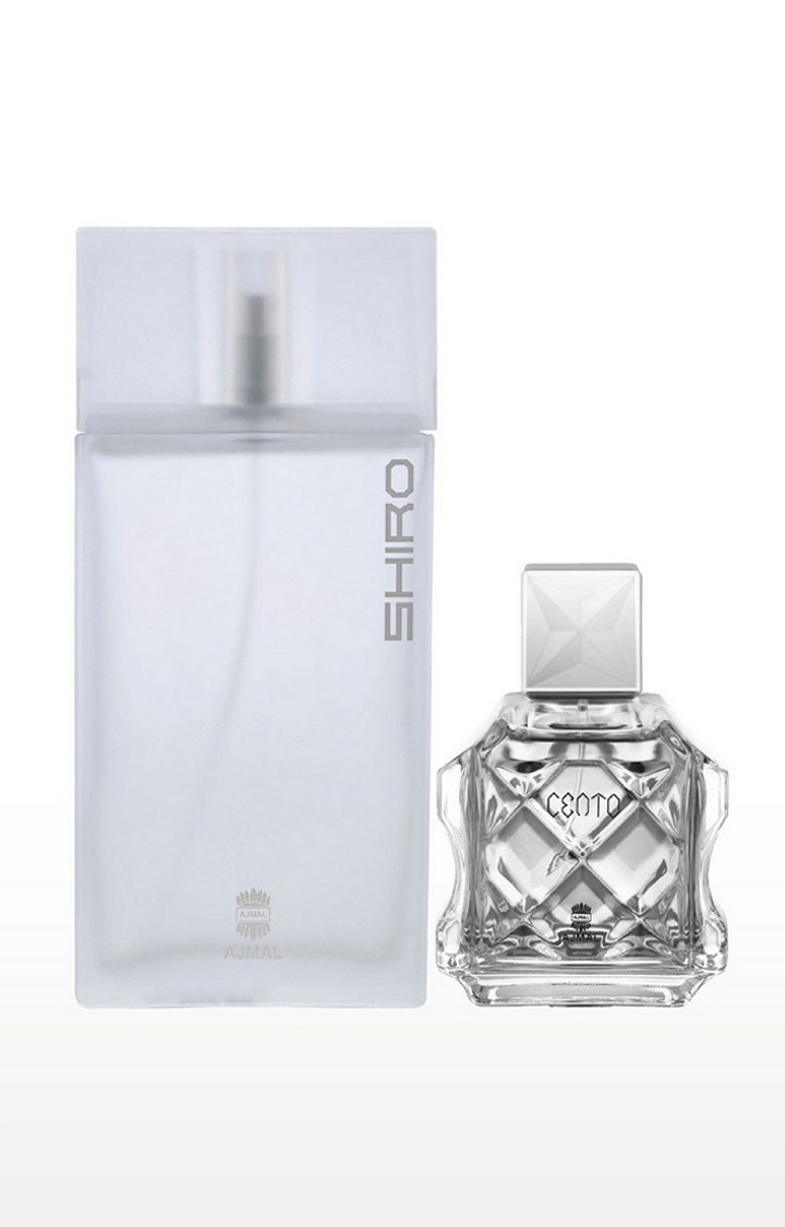 Ajmal Shiro EDP Perfume 90ml for Men and Cento EDP Perfume 100ml for Men