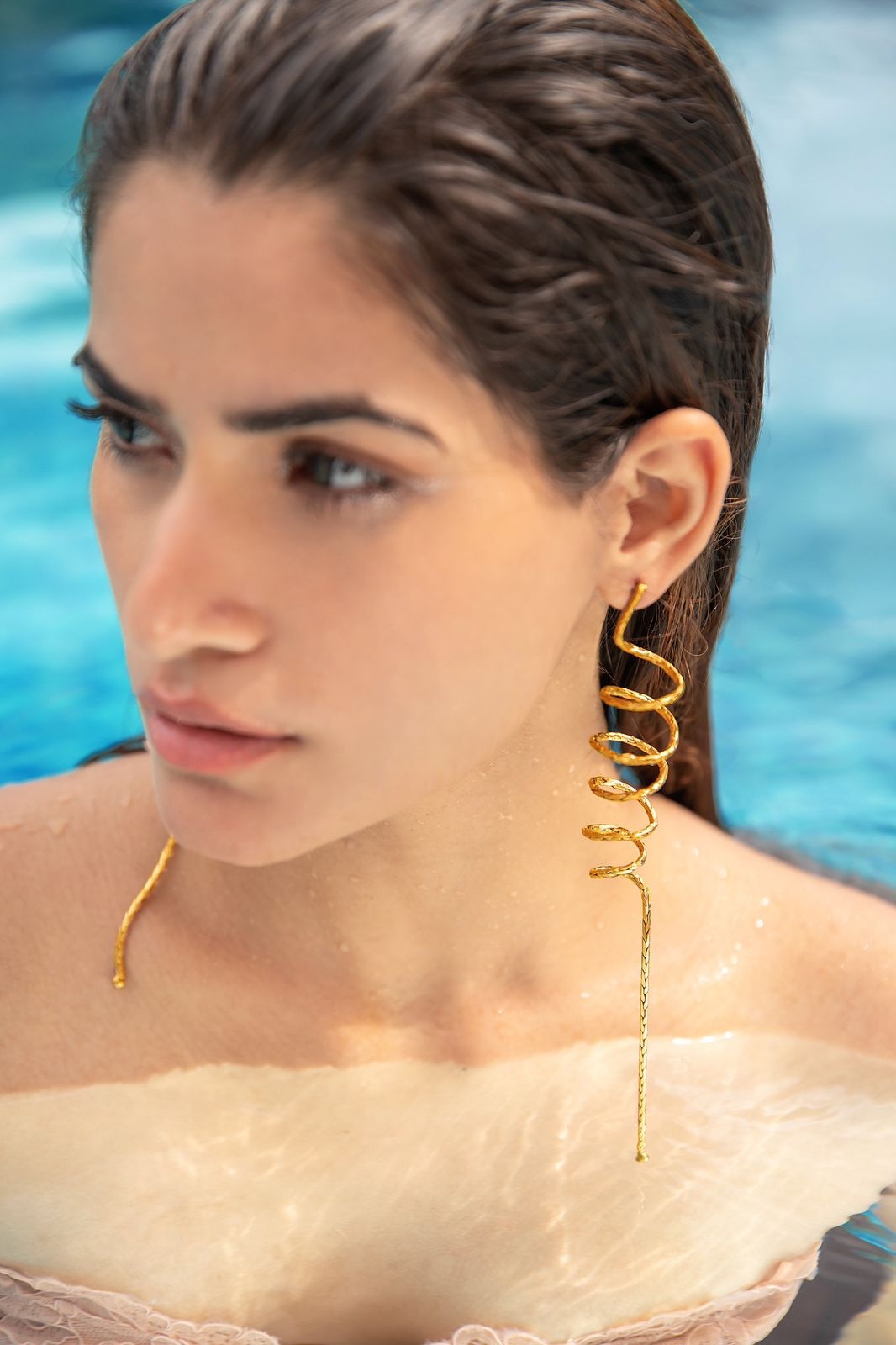 OH! Haute earrings in gold