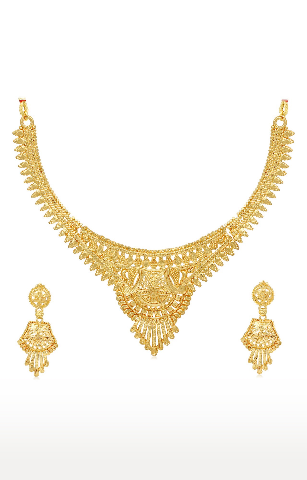 SUKKHI | Sukkhi Exotic 24 Carat Gold Plated Choker Necklace Set For Women
