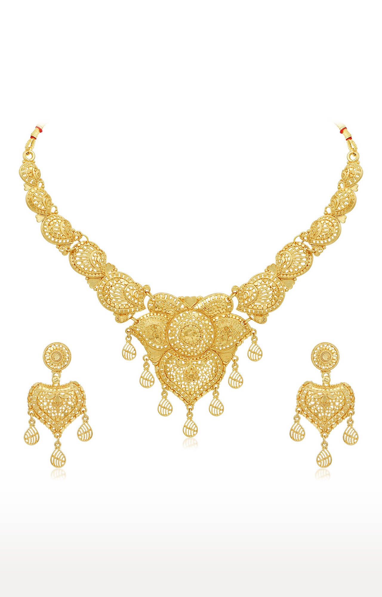 SUKKHI | Sukkhi Exclusive 24 Carat Gold Plated Choker Necklace Set For Women