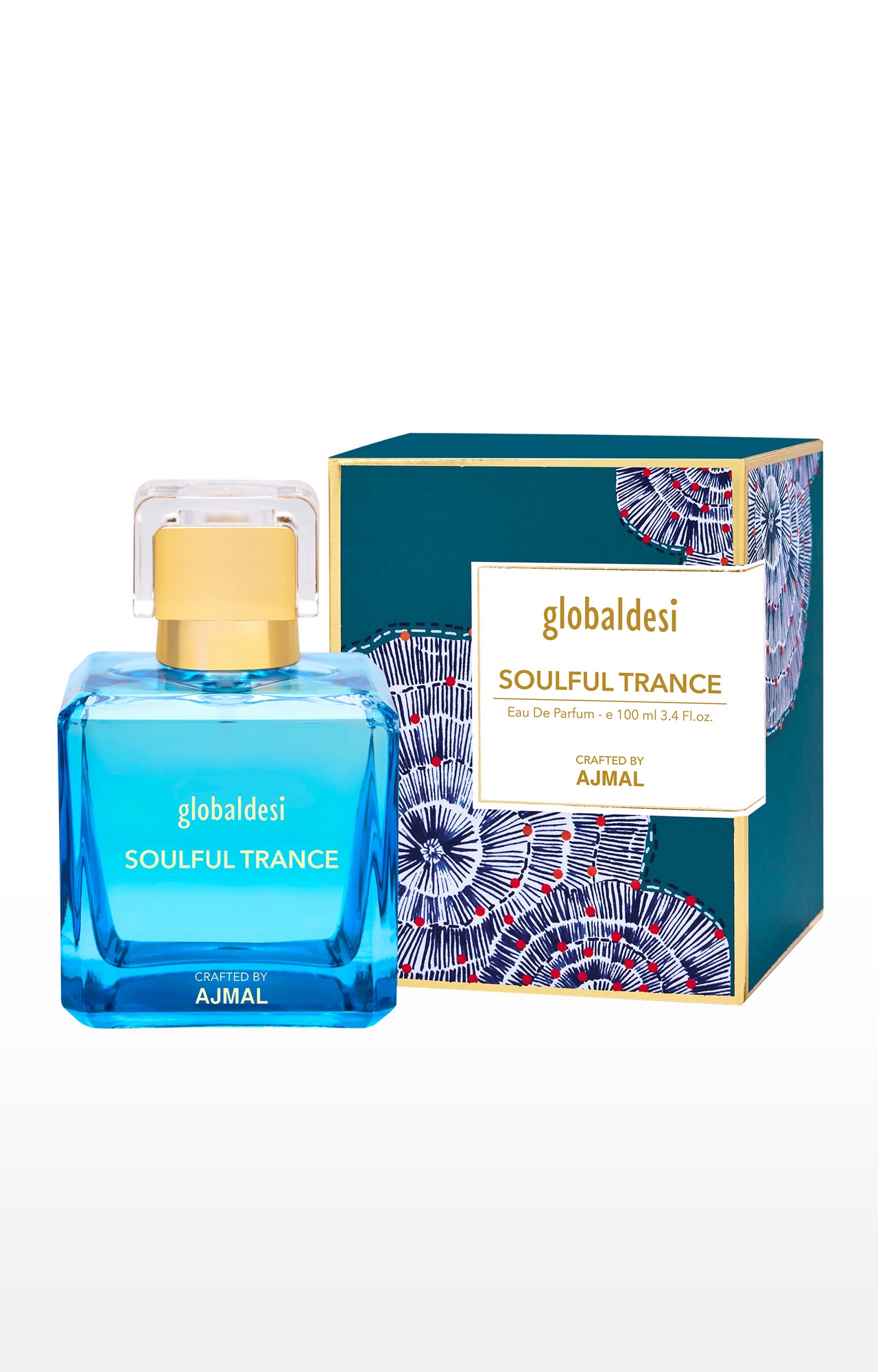 Global Desi Crafted By Ajmal | Global Desi Soulful Trance Eau De Parfum 100ML for Women Crafted by Ajmal