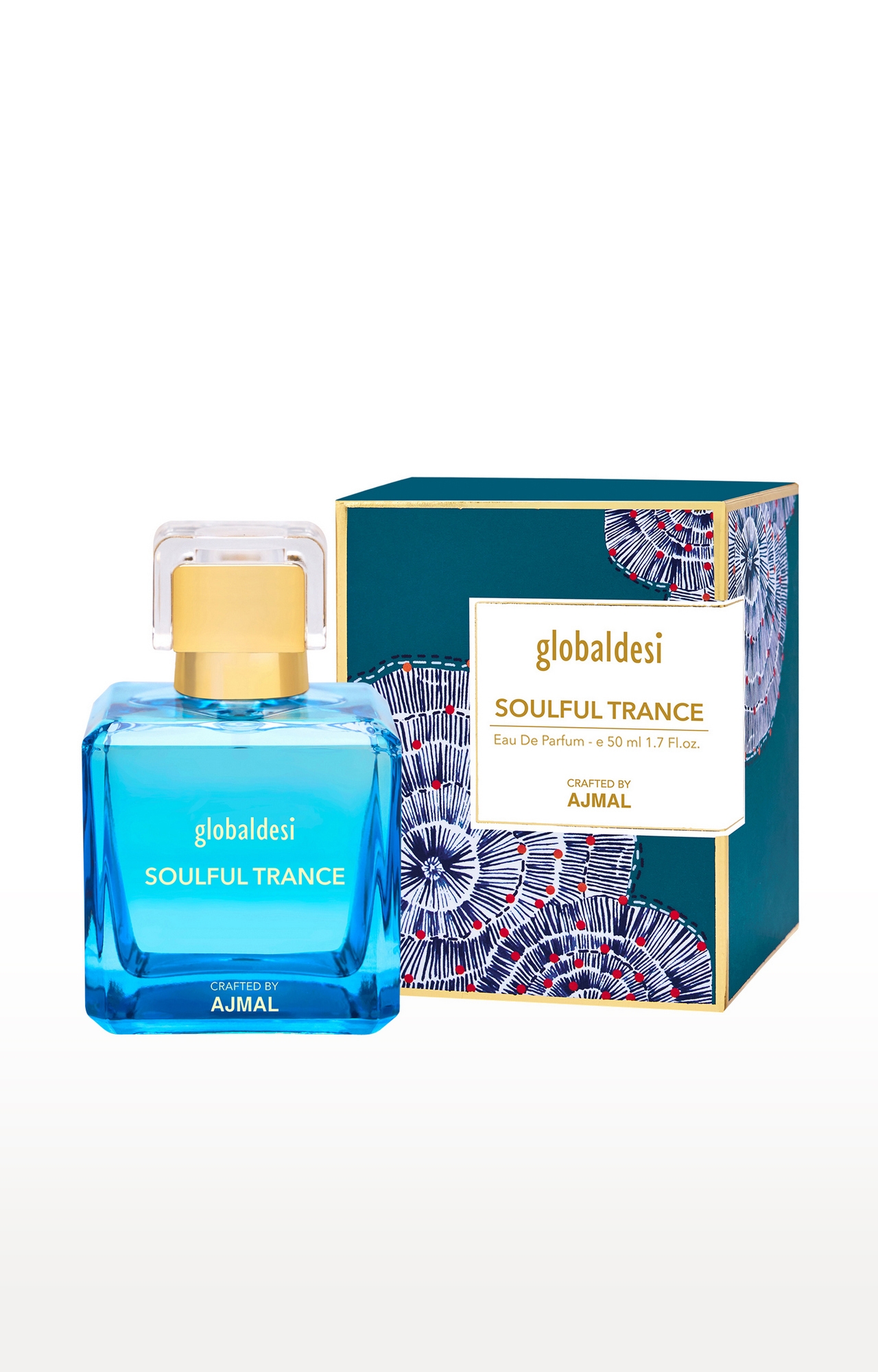 Global Desi Crafted By Ajmal | Global Desi Soulful Trance Eau De Parfum 50ML for Women Crafted by Ajmal