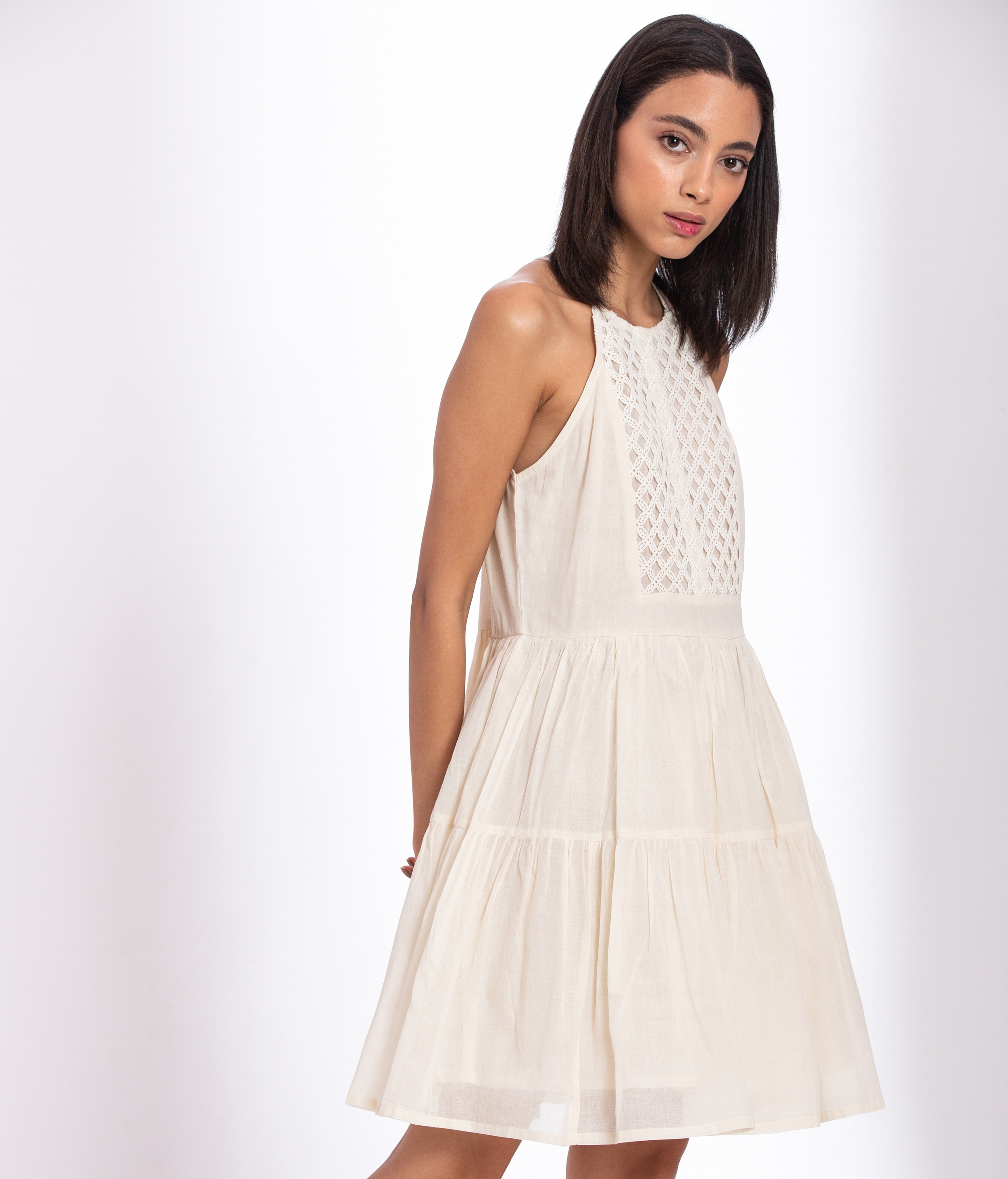 Cute Halter Organic Cotton Dress