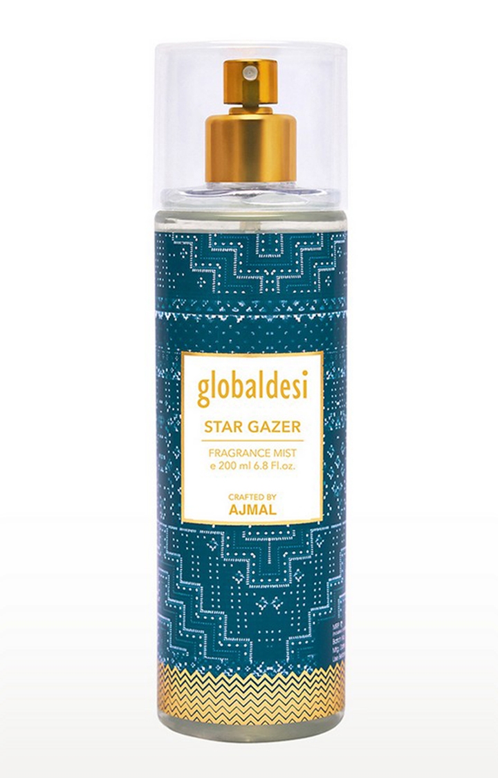 Global Desi Star Gazer Body Mist Perfume 200ML Long Lasting Scent Spray Gift For Women Crafted by Ajmal 