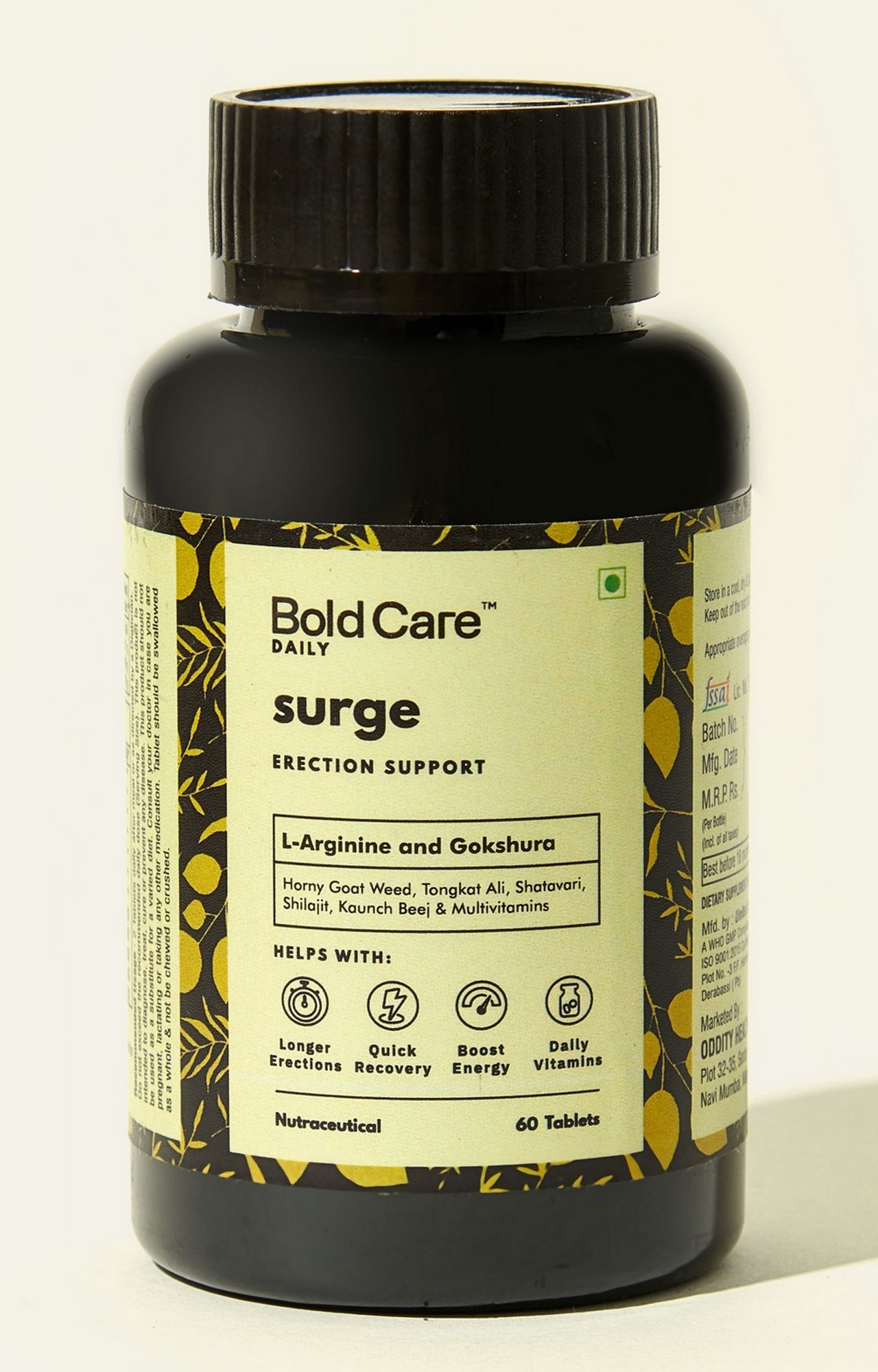 Bold Care | Bold Care Surge For Erectile Dysfunction - 60 Tablets