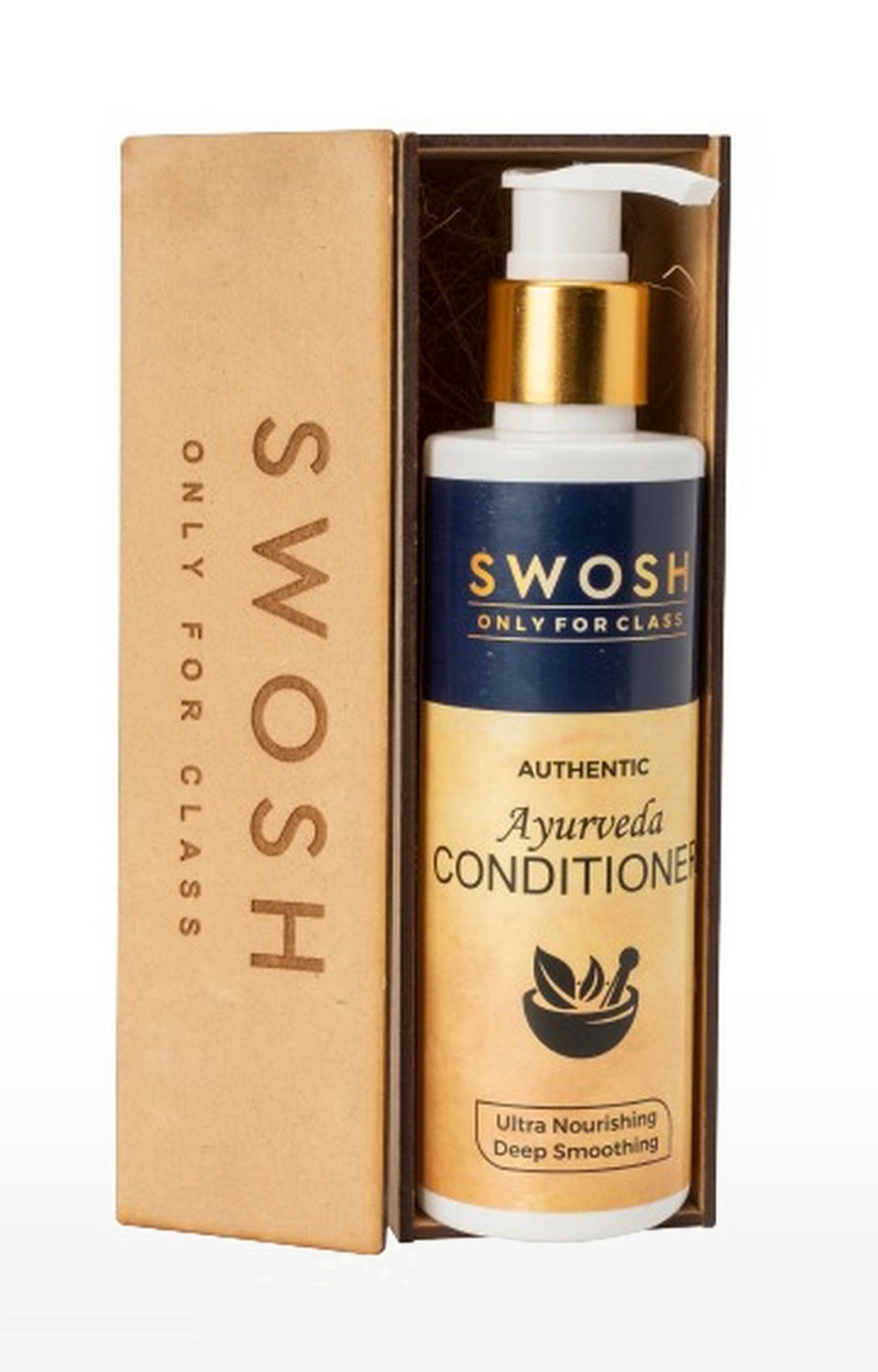 Swosh Ayurvedic Silicone Free Hair Strengthening Conditioner, For Dry &  Frizzy Hair Suitable For All Hair