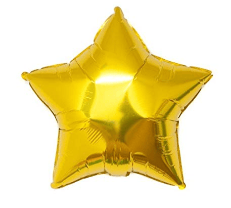 Shopyo | Twinkling Star Shape Foil Balloon (Golden)