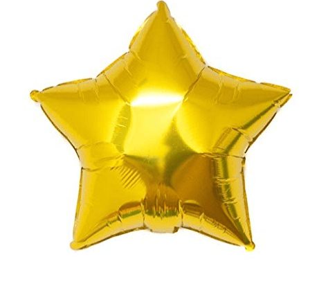 Shopyo | Twinkling Star Shape Foil Balloon (Yellow )