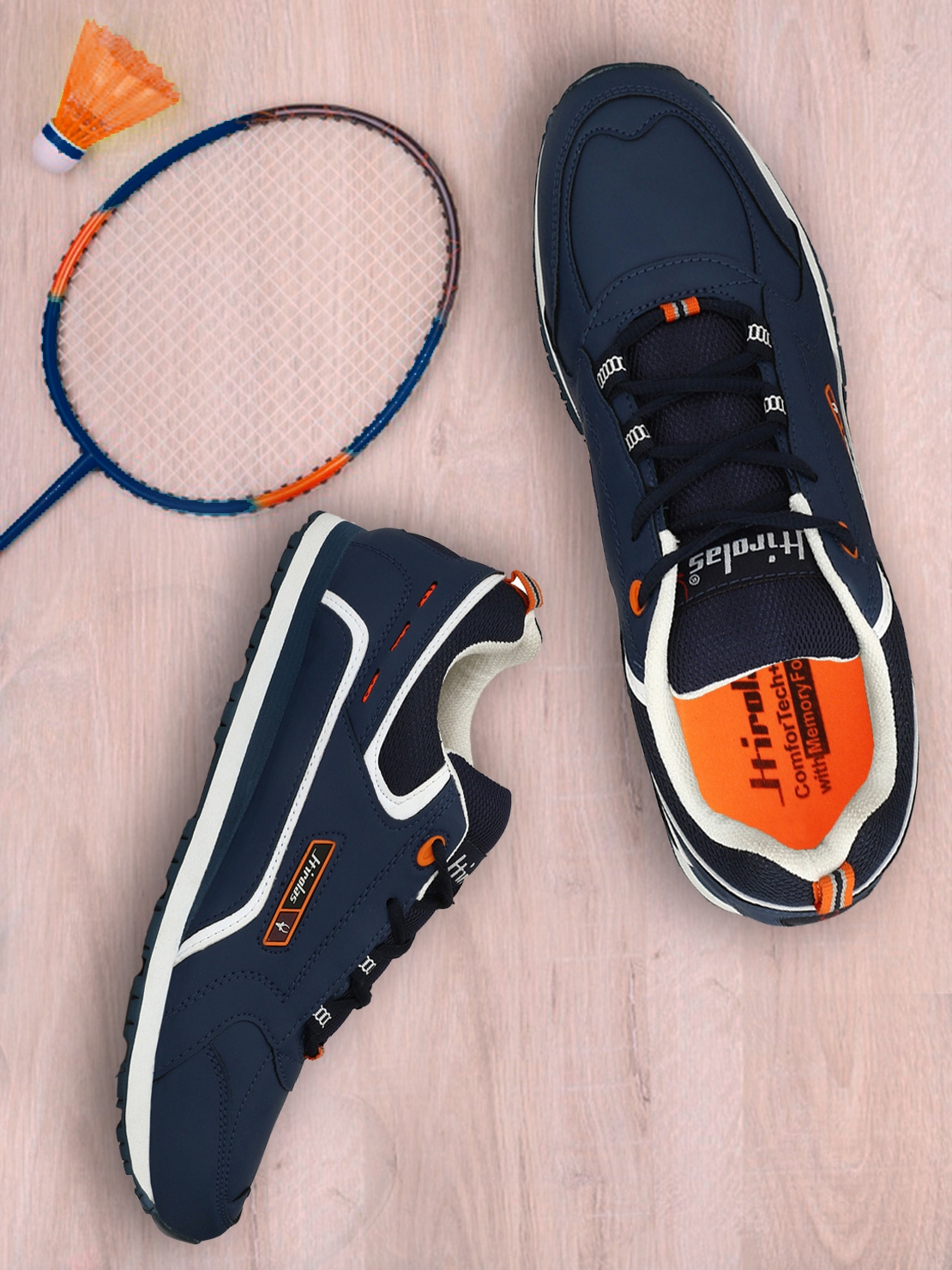 Hirolas | Hirolas Multi Sport Shock Absorbing Walking  Running Fitness Athletic Training Gym Sneaker Shoes - Blue