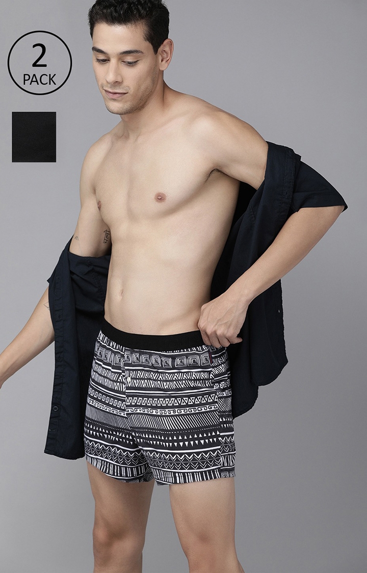 The Bear House | Men's Printed Knitted Boxers