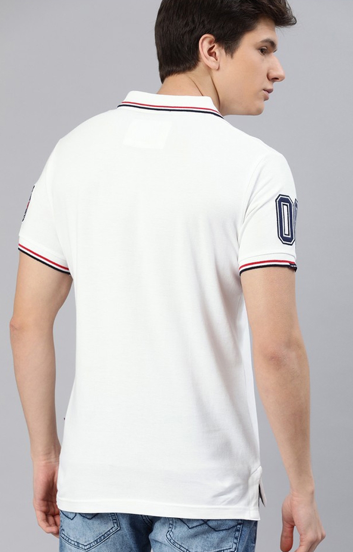 White Polo Embroidered T-Shirt
