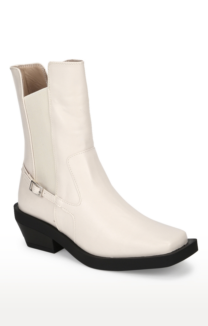 Truffle Collection | Beige Boots