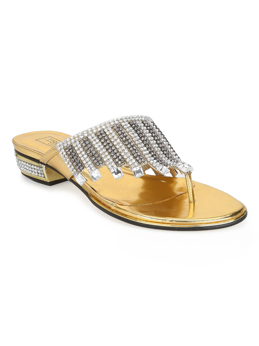 Truffle Collection | Gold Sandals
