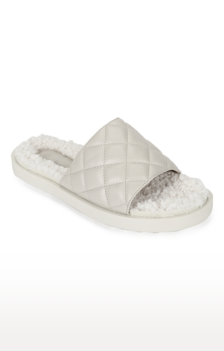Truffle Collection | White Flip Flops