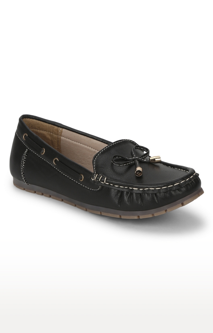 Truffle Collection | Black Loafers