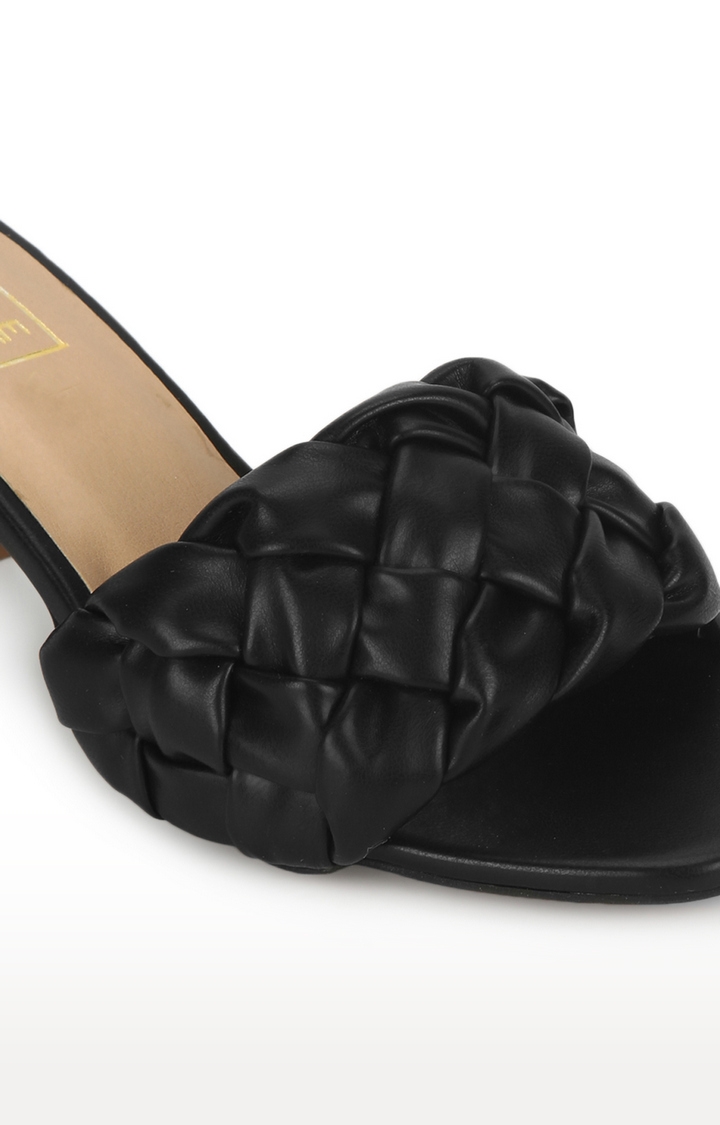 Truffle Collection | Black Sandals 4