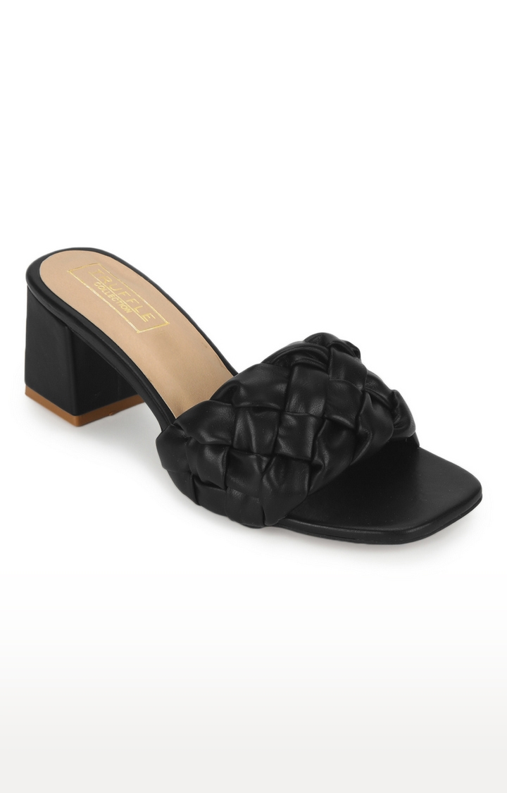 Truffle Collection | Black Sandals 0