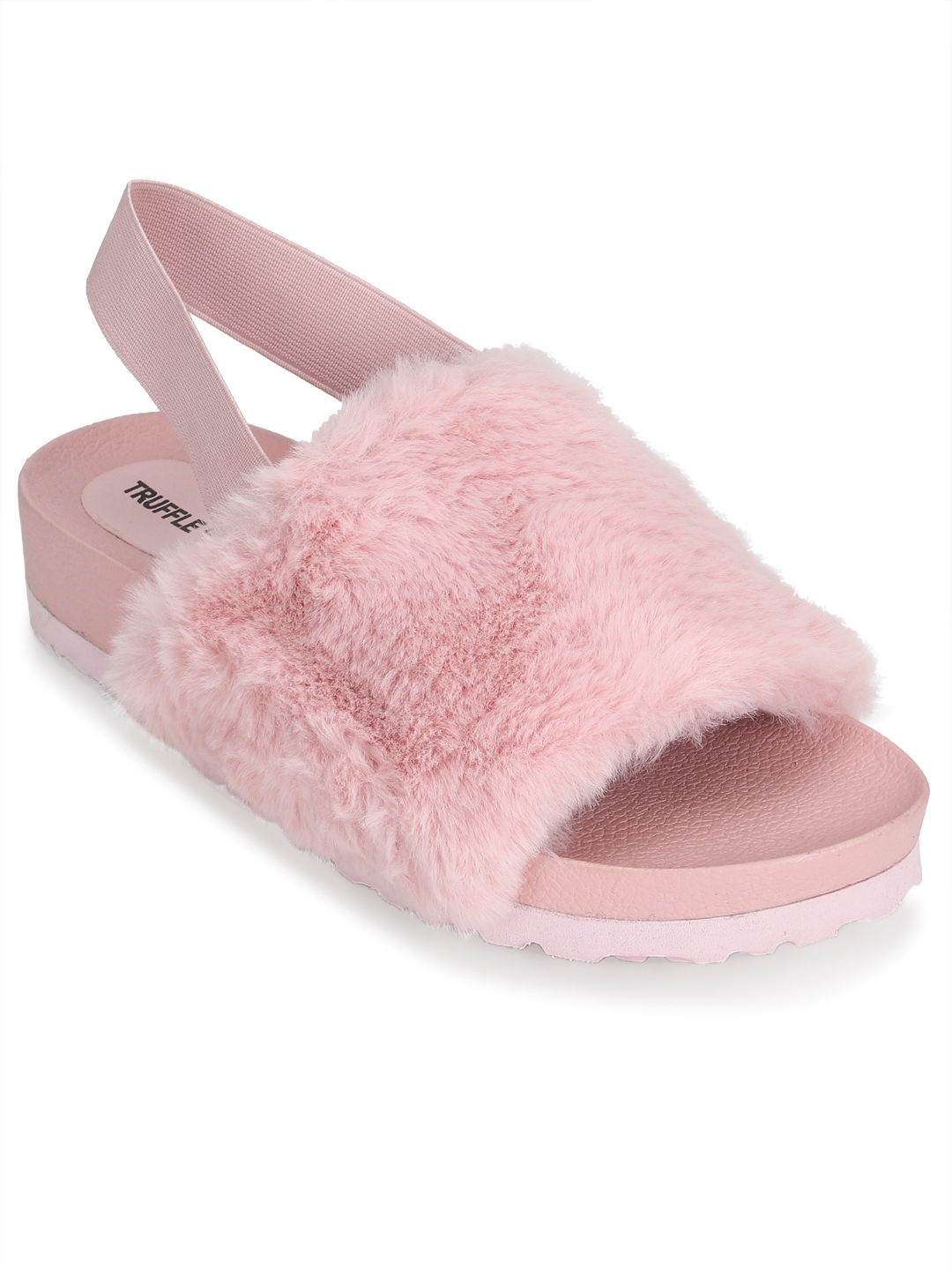 Truffle Collection | Pink Flat Slip-ons