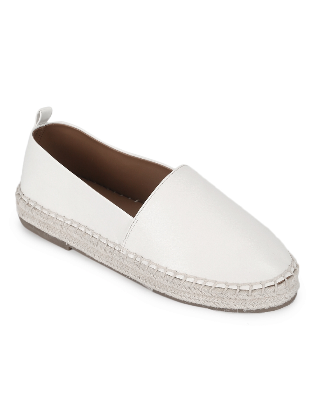 Truffle Collection | White Loafers