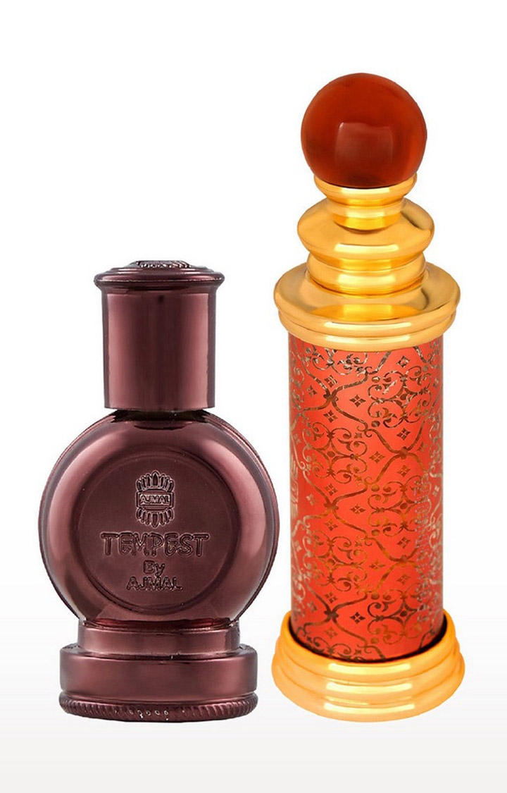 Ajmal | Ajmal Tempest Concentrated Perfume Oil Floral Alcohol- Attar 12Ml For Unisex And Classic Oud Concentrated Perfume Oil Woody Oudh Alcohol- Attar 10Ml For Unisex