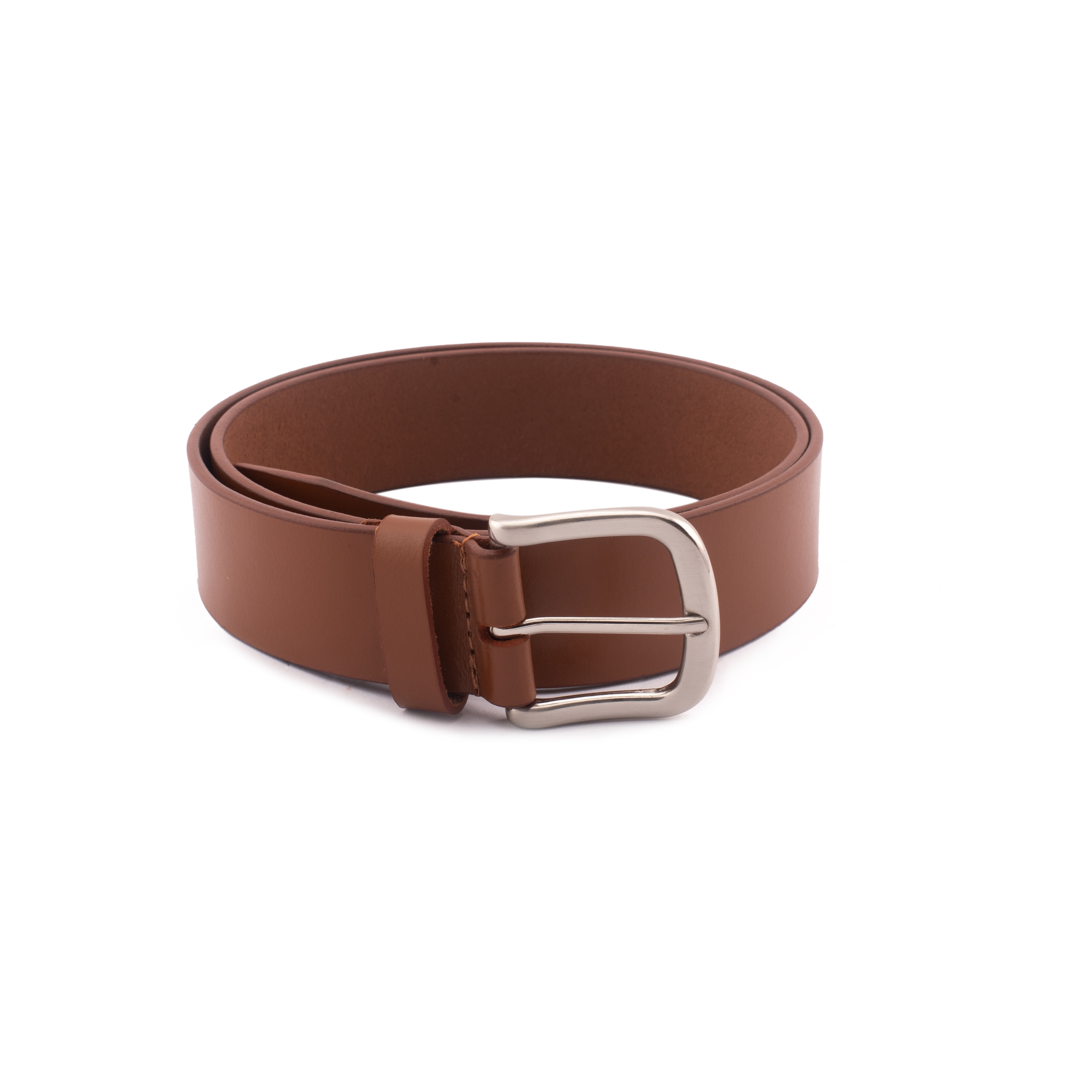 TOM LANG LONDON MENS REAL LEATHER BELT WITH METAL BUCKLE CLOSURE