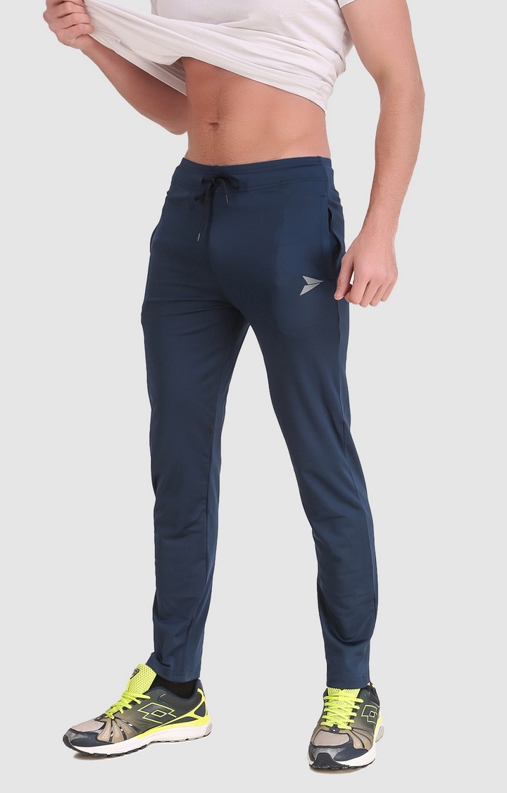 Fitinc | Fitinc Slim Fit Navy Blue Track Pant for Workout