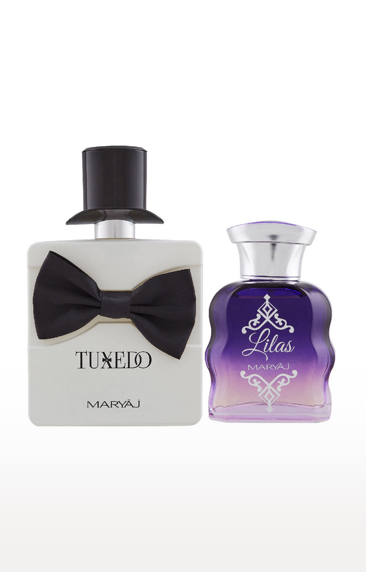 Maryaj | Maryaj Tuxedo Eau De Parfum Perfume 100ml for Men and Maryaj Lilas Eau De Parfum Perfume 100ml for Women