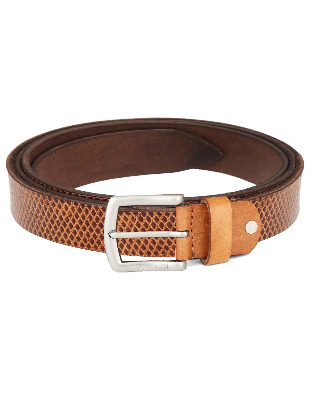 WildHorn | WildHorn Classic Leather Tan Belt For Men
